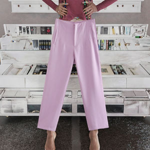 <b>Sweatpants</b> For <b>Women's</b> Summer Collection New Style High Waist Slim Fit Jogger Pants Versatile Casual Trousers Zipper <b>Women</b> Pants - Product Image 3