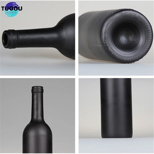 Botella de Vidrio Negra Oslo para <span class=keywords><strong>Vodka</strong></span> de 200ml, 375ml, 500ml, 700ml, 1000ml y 750ml, Personalizable, Ideal para Fiestas y Regalos - Product Image 2