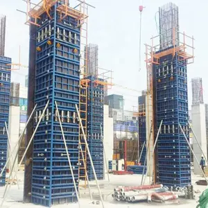 High Efficiency And Reusable Steel Framework Panel For Wall And Column Construction Concrete Formwork Panel System