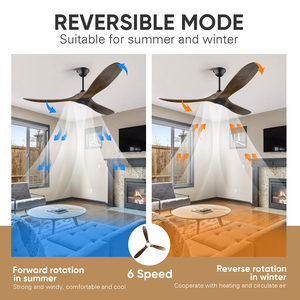 Hiện đại ngoài trời 70 "lớn lưu lượng không khí bằng gỗ công nghiệp im lặng DC động cơ quạt trần với từ xa - Product Image 3