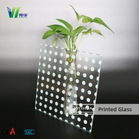 Verre trempé décoratif personnalisé, verre trempé plat et courbé pour la décoration