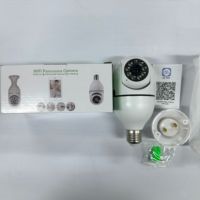 Caméra de sécurité domestique sans fil Wifi Whatnot, vision nocturne HD, mini caméra de surveillance CCTV, caméra d'ampoule E27 à 360 degrés