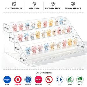 Support de présentation en acrylique multicouche transparent personnalisé pour figurines <span class=keywords><strong>Funko</strong></span> <span class=keywords><strong>Pop</strong></span>, cupcakes, bonbons, parfums, vernis à ongles - Product Image 1