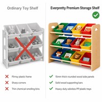 Meubles pour enfants personnalisés, étagère en bois, armoire de rangement avec boîtes en plastique, étagère, tiroir, rangement pour jouets