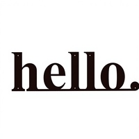 Décoration murale en fer forgé 'Hello' style rétro, logo de bienvenue au design moderne, couleur personnalisable, art déco gravé pour la maison