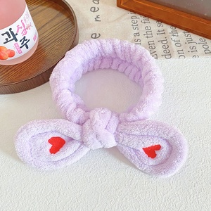 אולטרה רך פנים לשטוף סרט מקלחת ספא סרטי ראש Headwraps לנשים כביסה פנים שיער להקה - Product Image 5