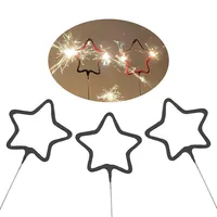 Китай, оптовая продажа, электрические холодные фейерверки в форме звезды, ручные холодные фейерверки