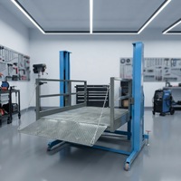 Plateforme élévatrice mobile électrique Konty SJX à mât vertical, capacité 2 tonnes, hauteur max. 6m, pour conteneurs