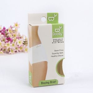 Custom Printed <b>Cheap</b> Gloss Paper Underwear Packaging <b>Box</b> with Hang Hole - Product Image 5
