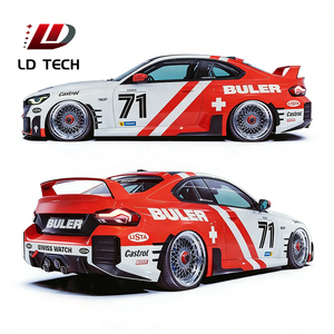 فيلم تغليف سيارات عالي الجودة بسمك 8 ميل من مادة TPU بتصميمات عيد الميلاد، ملصقات وأفلام PPF مخصصة للطباعة على هيكل السيارة - Product Image 5