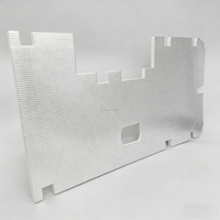 Matériau d'isolation thermique argenté fiable, résistant à la chaleur, pour équipement mécanique, mousse composite en feuille d'aluminium