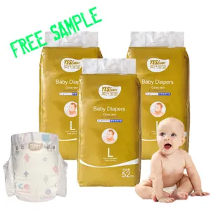 Sampel gratis popok bayi popok bayi garis produksi popok bayi grosir Malaysia katun sekali pakai dicetak lembut bernapas