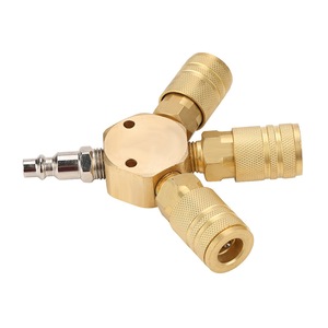 Dingyi Copper Tee Connector 1/4 Npt Pneumatic Tool Accessories Fittings - Product Image 3