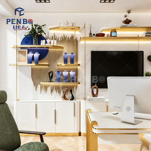Installation locale aux États-Unis, design d'intérieur de bijouterie de luxe, conception sur mesure tout-en-un, vitrine de présentation de bijoux, studio d'agencement - Product Image 3