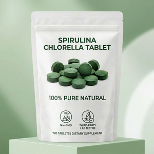 Tabletas de Espirulina Personalizadas, Marca Privada OEM, Suplemento Orgánico Verde Superfood para Apoyo en la Desintoxicación y Control de Peso, Venta al Por Mayor - Product Image 1