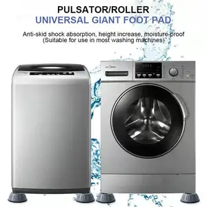 Piedini antivibranti Pad tappetino in gomma Slipstop silenzioso universale lavatrice frigorifero mobili Raiser ammortizzatori Stand