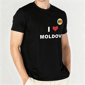 Me encanta la camiseta con la <span class=keywords><strong>bandera</strong></span> estampada de Moldavia con múltiples tamaños para elegir, adecuada para viajes diarios e intercambio cultural - Product Image 2