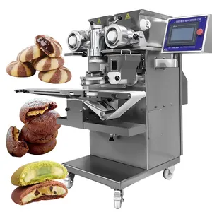 Factory Supplier Chinese Automatic Encrusting&Tray Arranging Filled cookies Making Machine