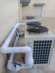 Pemanas Air panas untuk rapat Hotel rumah sakit, pemanas Air pompa panas sumber udara dengan pendingin R32