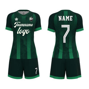 Abito da calcio da donna personalizzato vestito in Jersey ragazze bambino calcio abbigliamento sportivo di alta qualità di calcio all'ingrosso divise da allenamento di calcio - Product Image 3