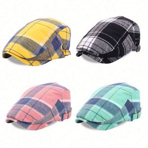 Gorras de Boina de Nuevo Estilo con Color Caramelo, para las Cuatro Estaciones, Unisex, de Algodón, Ajustables - Product Image 2