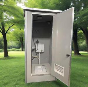 High Quality Eco-Friendly Modular Prefab House Modern Design Portable Public <strong>Toilet</strong> for Park Exterior Use Made Sandwich Panel - Product Image 4