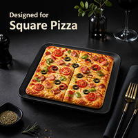 Nouvelle assiette carrée en mélamine noire écologique de 20 cm, incassable, de qualité alimentaire, en résine, pour restaurant, hôtel, cafétéria