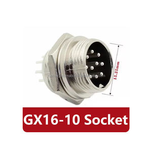 أو <span class=keywords><strong>3</strong></span>/4/5/6/7/8/9/10 دبوس قطر للذكور والأنثى 10 دبوس GX16 موصل دائري مقبس طيران قابس 16 موصل سلكي - Product Image 2