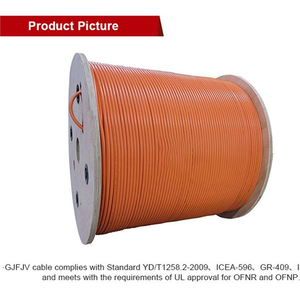 Hanxin, 22 Años de Experiencia, Venta Directa de Fábrica, <span class=keywords><strong>Cable</strong></span> de <span class=keywords><strong>Fibra</strong></span> Óptica Monomodo GJFJV para Interiores, 2, 4, 6, 8, 10, 12 Hilos, Revestimiento LSZH/PVC - Product Image 3
