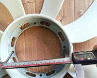 Ventilateur d'embrayage d'impeller de radiateur, pales de ventilateur OEM NO WL51-15-141 DD430MM 8 pales pour système de refroidissement moteur MAZDA