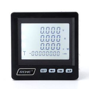 REHE RN-DD3Y Smart <span class=keywords><strong>Digital</strong></span> <span class=keywords><strong>Meter</strong></span> Energie Elektrische Spannung Leistung Watt Dreiphasen-Multifunktions-LCD-Leistungs messer Multimeter - Product Image 1