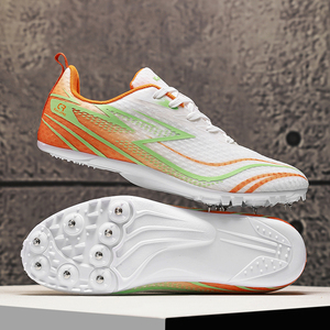 <span class=keywords><strong>Atletismo</strong></span> profesional Running Racing <span class=keywords><strong>Spikes</strong></span> Tacos para hombres y mujeres Transpirable Track Field Road Running Shoes para verano - Product Image 2