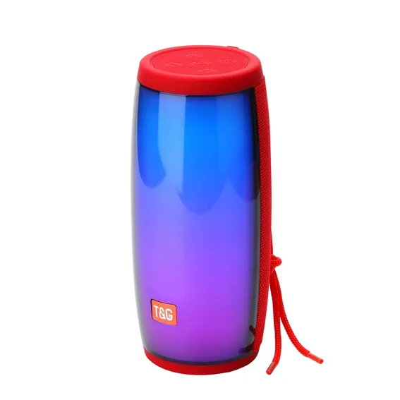 Mini Fire Lights FM Home Theater System Outdoor Party Box Super Bass Karaoke Subwoofer Wireless Portable Led camping Speakers