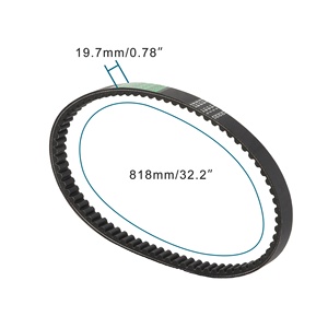 GOOFIT Pièces de rechange pour motos 818-19.7-30 <span class=keywords><strong>Courroie</strong></span> d'entraînement de remplacement pour scooter, cyclomoteur, VTT, Dirt Pit Bike - Product Image 2