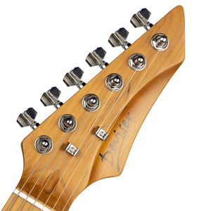 Guitare électrique décolorante Solo avec 22 frettes <span class=keywords><strong>Studio</strong></span> à domicile Musique Guitare électrique bon marché - Product Image 2