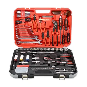 KAFUWELL H2904A 129pcs Professional Mechanic Hand Tools Ratchet Wrench Set tool Socket Set