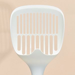 Pelle à litière pour chat en plastique blanc de grande taille, écologique - Product Image 4