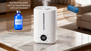 <span class=keywords><strong>Humidificador</strong></span> de Aire Ultrasónico Inteligente con LED, Silencioso, de Gran Capacidad (4.5L), con Rociado Frío, Recarga Superior y UV-C, <span class=keywords><strong>para</strong></span> Hogar, Habitación y Dormitorio - Product Image 4