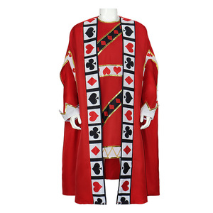 <span class=keywords><strong>Disfraz</strong></span> de Rey de Corazones para Adultos, Ecowalson, para Halloween, Espectáculos y Cosplay, <span class=keywords><strong>Disfraz</strong></span> de <span class=keywords><strong>Carta</strong></span> Roja de Corazones - Product Image 2