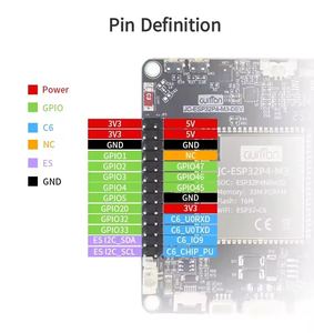 บอร์ดพัฒนาชิป JC-ESP32P4-M3-DEV ยี่ห้อ HT In Stock รุ่น ESP32-P4 ESP32-C6 - Product Image 6