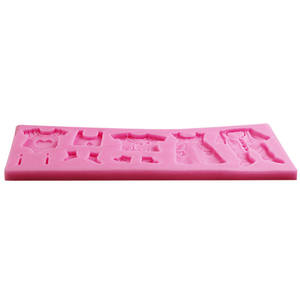 3D Bebé Ropa ducha DIY silicona pastel <span class=keywords><strong>molde</strong></span> <span class=keywords><strong>Fondant</strong></span> hornear pastel decoración <span class=keywords><strong>molde</strong></span> - Product Image 3