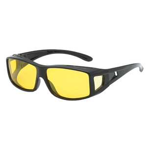 Nuovo Occhiali Da Sole di Protezione Durevole Anti Glare Car Visione Notturna di Guida Occhiali con lente Gialla - Product Image 3