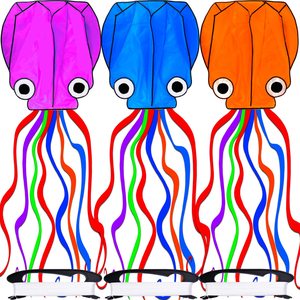 Nouveauté, magnifique cerf-volant de plage facile à piloter, grand cerf-volant poulpe pour enfants et adultes - Product Image 1