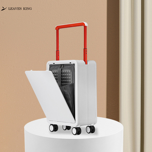 2024โปโลกระเป๋าเดินทางล้อลากสุดหรูมีล้อลากอเนกประสงค์และกระเป๋าแล็ปท็อปแบบเปิดด้านหน้า - Product Image 3