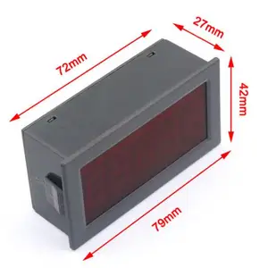 DC voltmètre numérique tension panneau mètre LED affichage rouge quatre fils plage de haute précision +/-200mV 2V 200V 600V