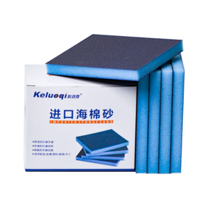 Dual-sử dụng 100mm vừa vuông xốp giấy nhám nhập khẩu xe vẻ đẹp đồ nội thất nhựa ướt/Khô đánh bóng khối công cụ mài mòn - Product Image 6
