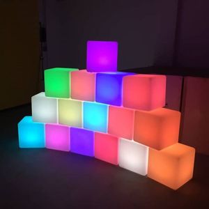 J & R lenitivo Cosmic LED cubo lampada da scrivania ricaricabile RGB luce notturna AAA batteria illuminazione decorativa - Product Image 1