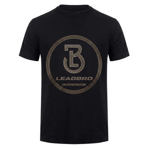 เสื้อยืดแฟชั่นทันสมัยสำหรับผู้ชาย ผ้าฝ้าย 100% พิมพ์ลายโลโก้ด้านหน้า ผลิตตามสั่ง เป็นมิตรกับสิ่งแวดล้อม แห้งเร็ว ระบายอากาศดี เหมาะสำหรับใส่ลำลองในฤดูร้อน - Product Image 3