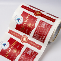Etiquetas de Vino Personalizadas con Lámina Dorada Holográfica Impermeable para Botellas de Cerveza y Vino - Adhesivo Fuerte, Colores Personalizados, Ecológicas