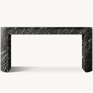 Tavolo Console in Travertino Stile Retrò Wabi-Sabi di Design Personalizzato KUMUSI per <span class=keywords><strong>Soggiorno</strong></span>, Villa e Hotel - Product Image 6